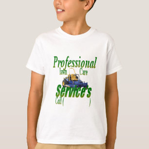 Professionele grasdiensten t-shirt