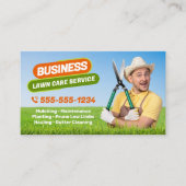 Professionele Green Lawn care Lanscaping maaien Visitekaartje (Voorkant)
