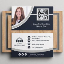 Professionele grijs voeg uw Logo QR-codefoto toe