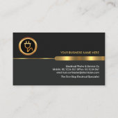 Professionele Grijze Gouden Stop van Lagen Visitekaartje (Achterkant)