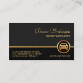 Professionele grijze marmer Automobielauto Visitekaartje (Voorkant)