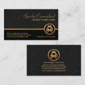 Professionele grijze marmer Automobile Visitekaartje (Voorkant / Achterkant)