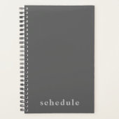 Professionele grijze planner (Voorkant)