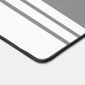 Professionele Grijze Witte Onderkant Rand Racing S Bureaumat (Hoek)