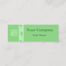 Professionele groene bladbladblazers visitekaartje