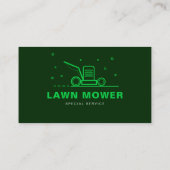Professionele groene gazon zorg & landschapsarchit visitekaartje (Achterkant)