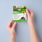 Professionele groene landschapsarchitectuur Grasma Flyer (Hand)