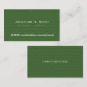 Professionele groene textuur visitekaartjes (Voorkant / Achterkant)
