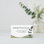 Professionele, groene vertakking, Natuur in landsc Visitekaartje (Staand voorkant)