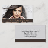 Professionele haarlijst/haarspuitkaart visitekaartje (Voorkant / Achterkant)