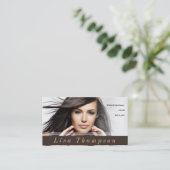 Professionele haarlijst/haarspuitkaart visitekaartje (Staand voorkant)