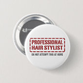 Professionele haarlijst ronde button 5,7 cm (Voorkant /achterkant)