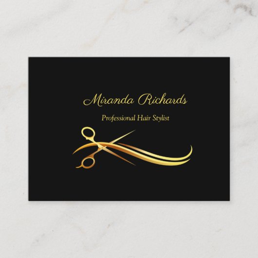 Professionele haarstijllijst visitekaartje (Voorkant)
