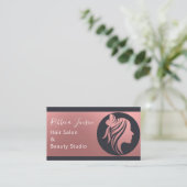 Professionele Hair Salon Make-up Lash Visitekaartje (Staand voorkant)