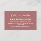 Professionele Hair Salon Make-up Lash Visitekaartje (Achterkant)