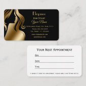 Professionele Hair Stylist Afspraak Afsprakenkaartje (Voorkant / Achterkant)