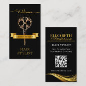Professionele Hair Stylist Beauty Salon Visitekaartje (Voorkant / Achterkant)