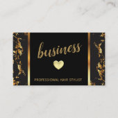 Professionele Hair Stylist Specialist - Gold Marbl Visitekaartje (Voorkant)
