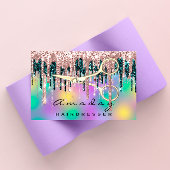 Professionele Hairdresser Scissors Roos QR CODE Visitekaartje