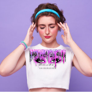 Professionele halffabrikaat Beauty Salon Hot Pink Visitekaartje