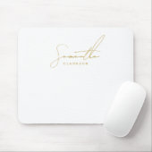 Professionele Handgeschreven Gouden Script Typogra Muismat (Met muis)