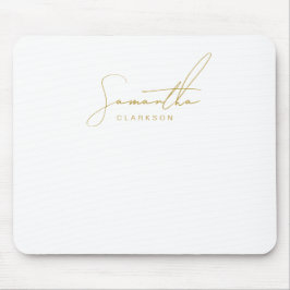 Professionele Handgeschreven Gouden Script Typogra Muismat