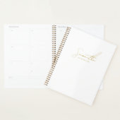 Professionele Handgeschreven Gouden Script Typogra Planner (Display)