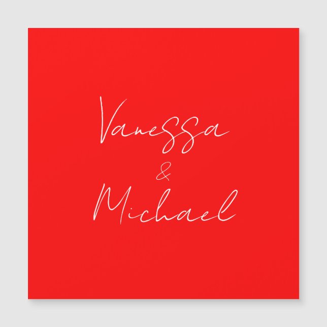 Professionele handschriftnaam aangepaste bruiloft (Voorkant)