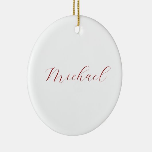 Professionele handschriftnaam minimalistisch moder keramisch ornament (Rechts)