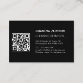 Professionele handwerktuigmachine voor de bouw visitekaartje (Achterkant)