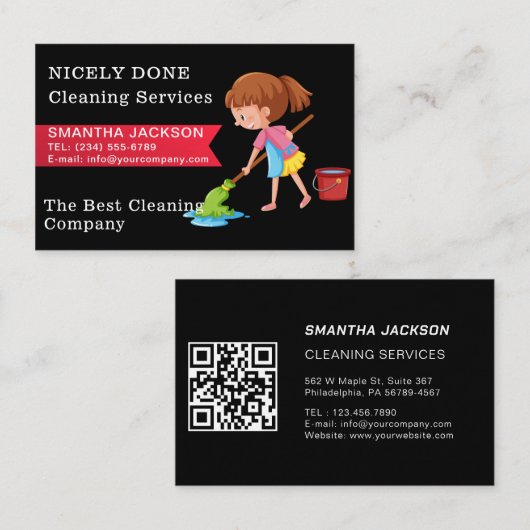 Professionele handwerktuigmachine voor de bouw visitekaartje (Voorkant / Achterkant)