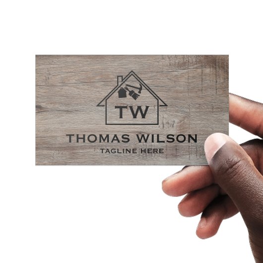 Professionele handwerktuigmachine voor de bouw visitekaartje