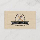 Professionele Handyman Houtnerf Visitekaartje (Voorkant)