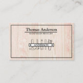 Professionele Handyman Huis Reparatie Business Cus Visitekaartje (Voorkant)