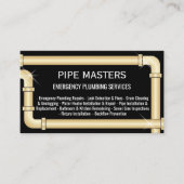 Professionele Handyman Loodgieter Pijpen Loodgiete Visitekaartje (Voorkant)