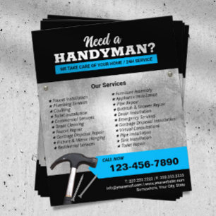 Professionele Handyman Loodgieterij & Reparatie Se Flyer
