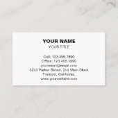 Professionele Handyman loodgieterswerk waterpijp l Visitekaartje (Achterkant)