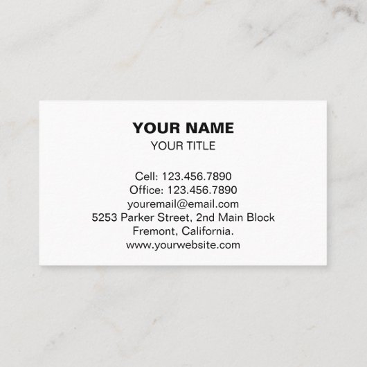 Professionele Handyman loodgieterswerk waterpijp l Visitekaartje (Achterkant)