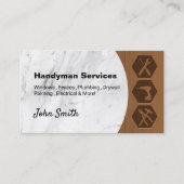 Professionele Handyman Remodelling Reparatie Marme Visitekaartje (Voorkant)