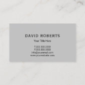 Professionele Handyman Reparatie Service Plain Bla Visitekaartje (Achterkant)