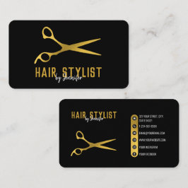 Professionele hare-stylist en sociale media met sa visitekaartje