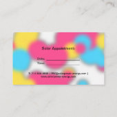 Professionele headshot - Graffiti Splash Achtergro Visitekaartje (Achterkant)