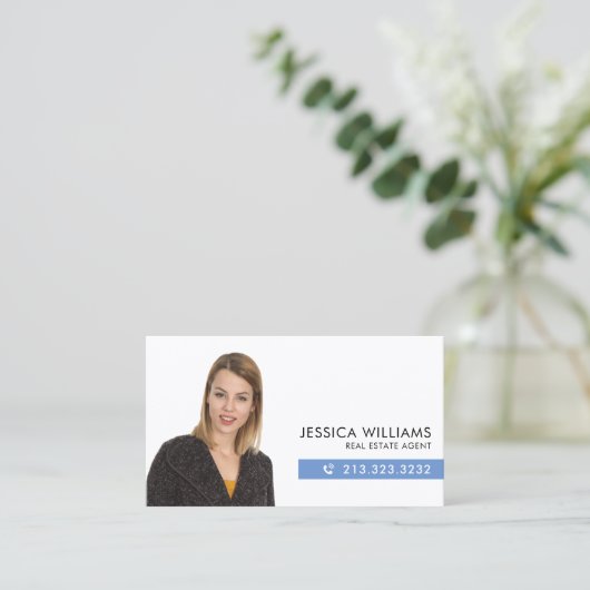 Professionele headshot visitekaartje (Staand voorkant)