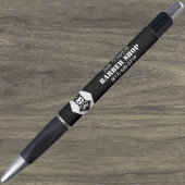 Professionele herenkapper zwart&wit pen