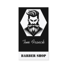 Professionele herenkapper Zwart-wit