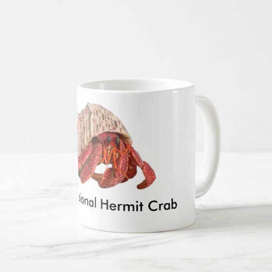 Professionele Hermit Crab Coffe Tea Mok Cup (Voorkant rechts)