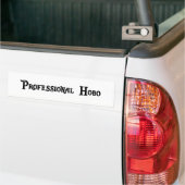 Professionele Hobo-Bumpersticker Bumpersticker (Op Truck)