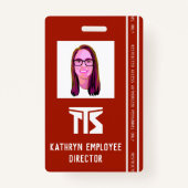 Professionele Hoge Risico Bouw Badge (Voorkant)