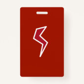 Professionele Hoge Risico Bouw Badge (Achterkant)