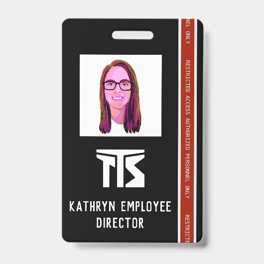 Professionele Hoge Risico Bouw Badge (Voorzijde)